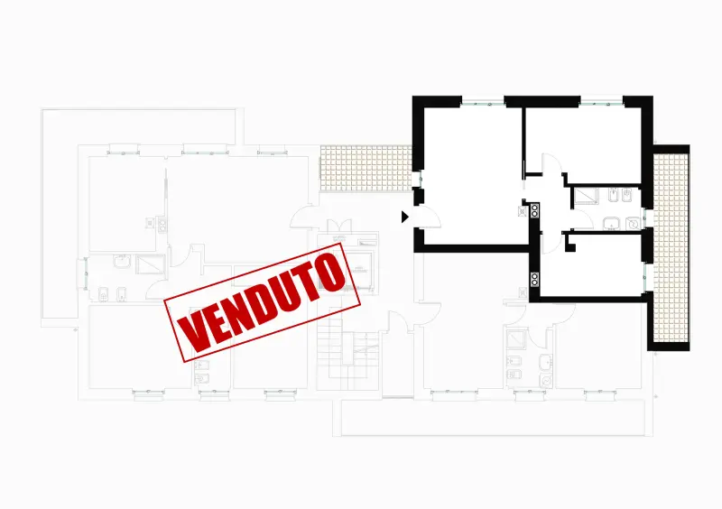 Trilocale in Condominio Grazia - 1° piano, CODOGNO — Interni