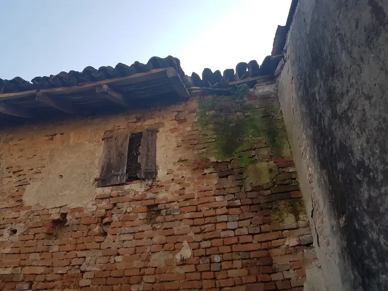 Villa unifamiliare a Fombio, Fombio — Prima — il fabbricato esistente