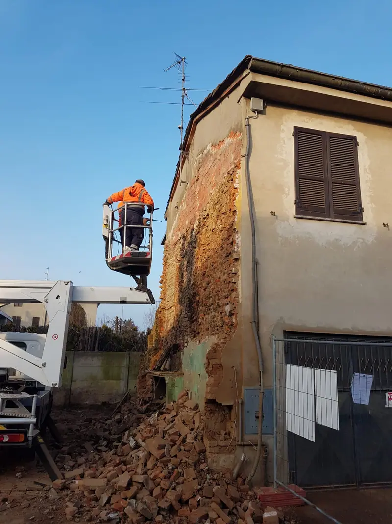 Villa unifamiliare a Fombio, Fombio — La costruzione