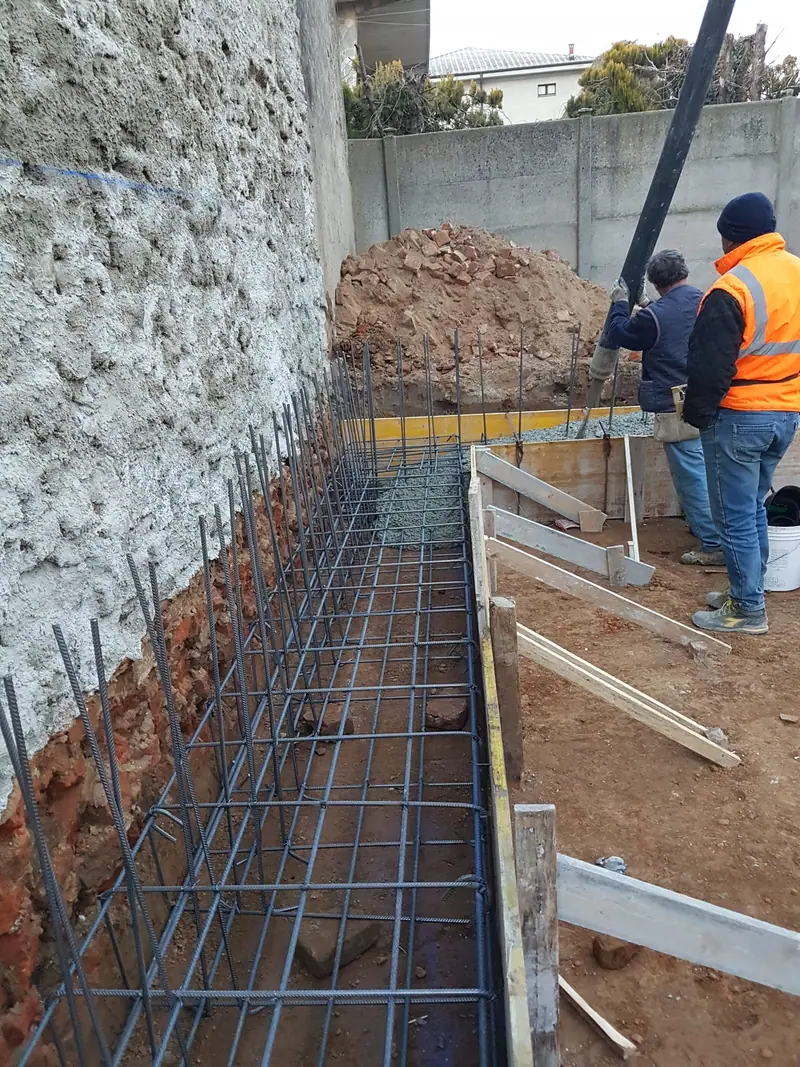 Villa unifamiliare a Fombio, Fombio — La costruzione